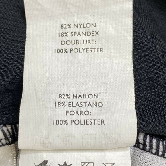 Jantzen Women's size 10 One Piece Bathing Swim Suit Black Floral - Picture 7 of 8